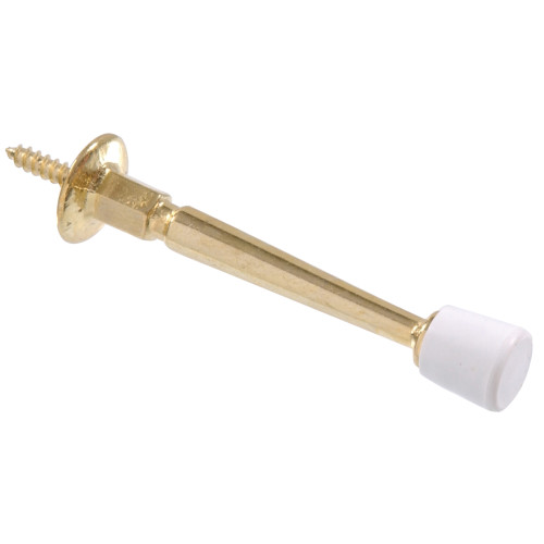 Hardware Essentials Utility Rigid Door Stop Brass Plated