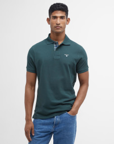 Tartan Pique Polo Shirt Green Gables