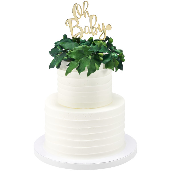 Oh Baby Plastic Candle Holder