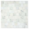 Basic Mosaic Collection Asian Carrara Ultra Premium Honed 1×1 Offset Square Mosaic