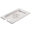 Ninth-size Super Pan V® slotted stainless steel cover
