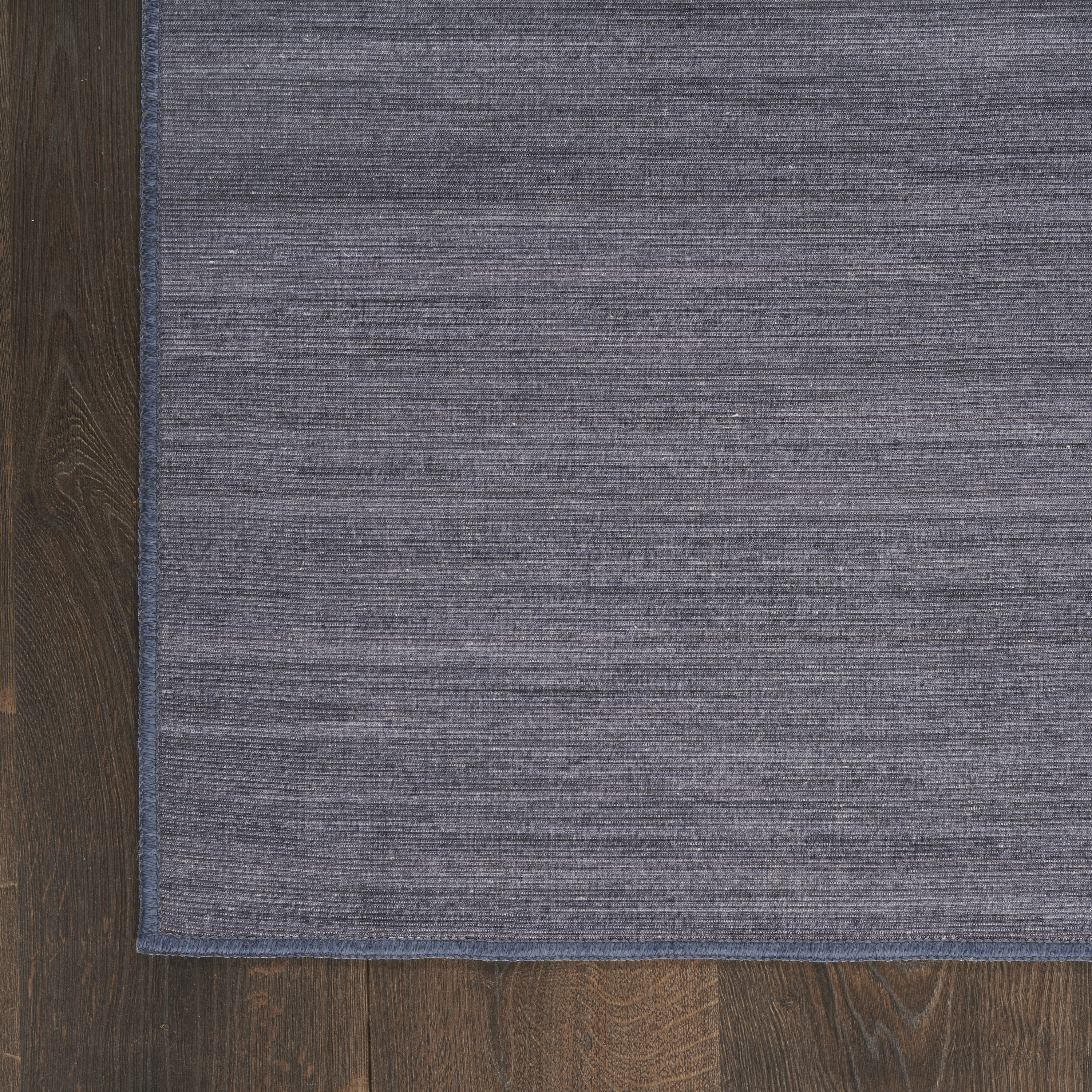 Nourison Washable Essentials 7'10" x 9'10" Navy Modern Indoor Rug