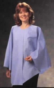 Graham Medical Exam Poncho, Blue, One Size Fits Most