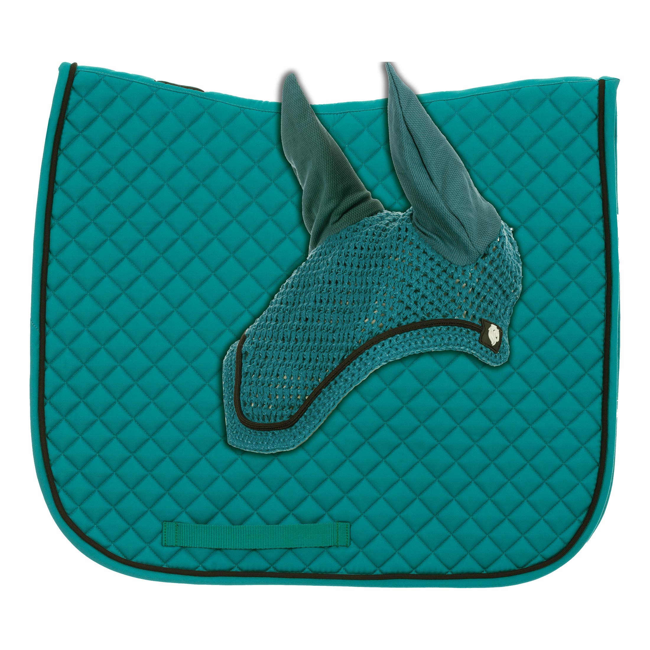 Equinavia Voss Dressage Saddle Pad and Bonnet Set