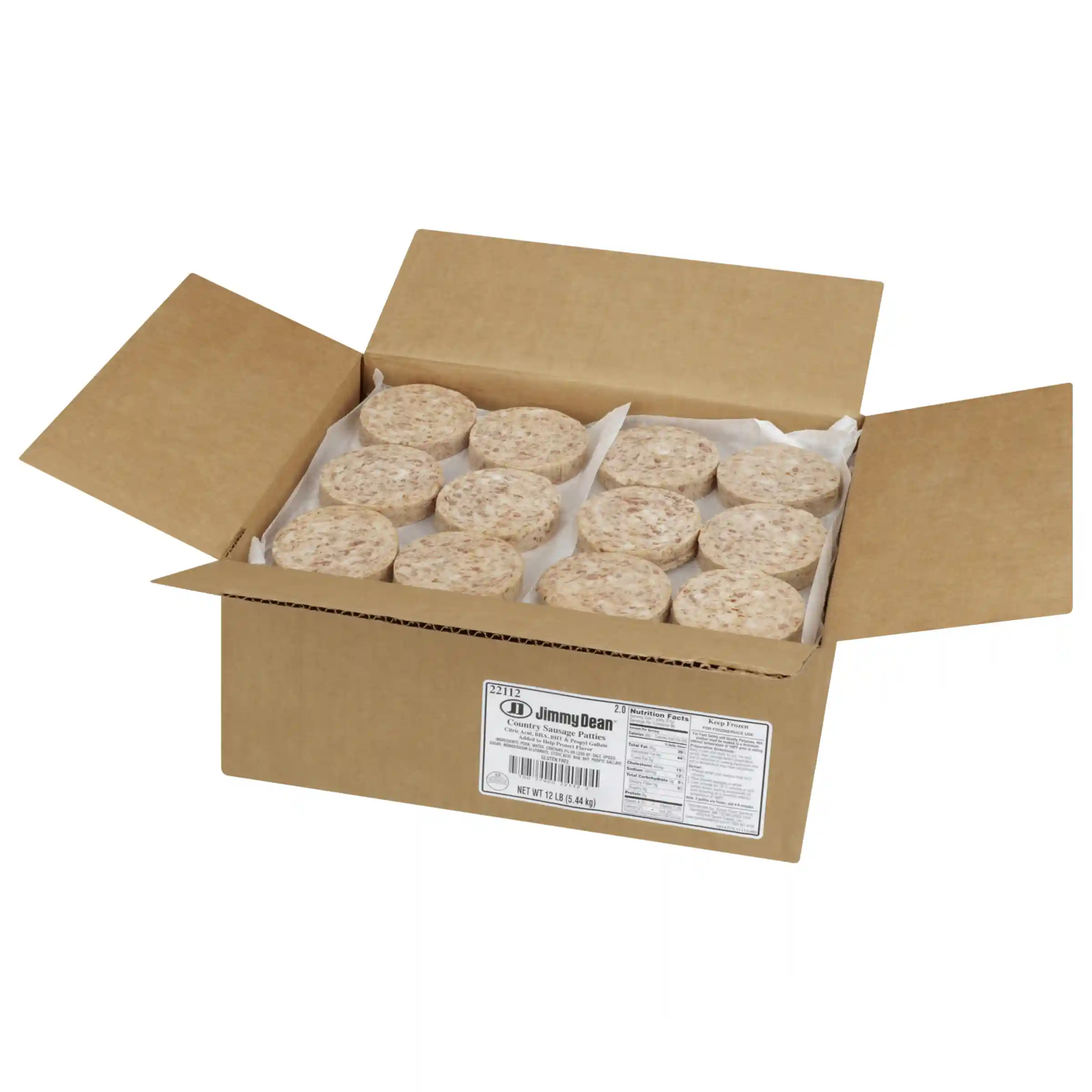 Jimmy Dean® Raw Country Style Pork Sausage Patties, 2.88 Inch, 2.0 oz_image_4