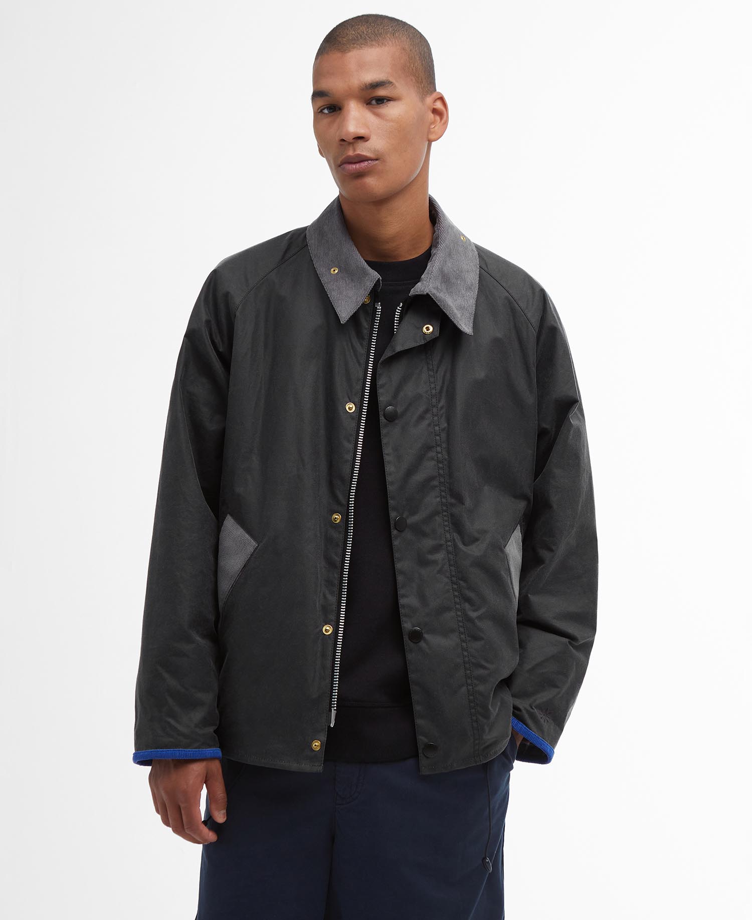 Barbour x Flower Mountain Oversized Transport Waxed Jacket image number 0