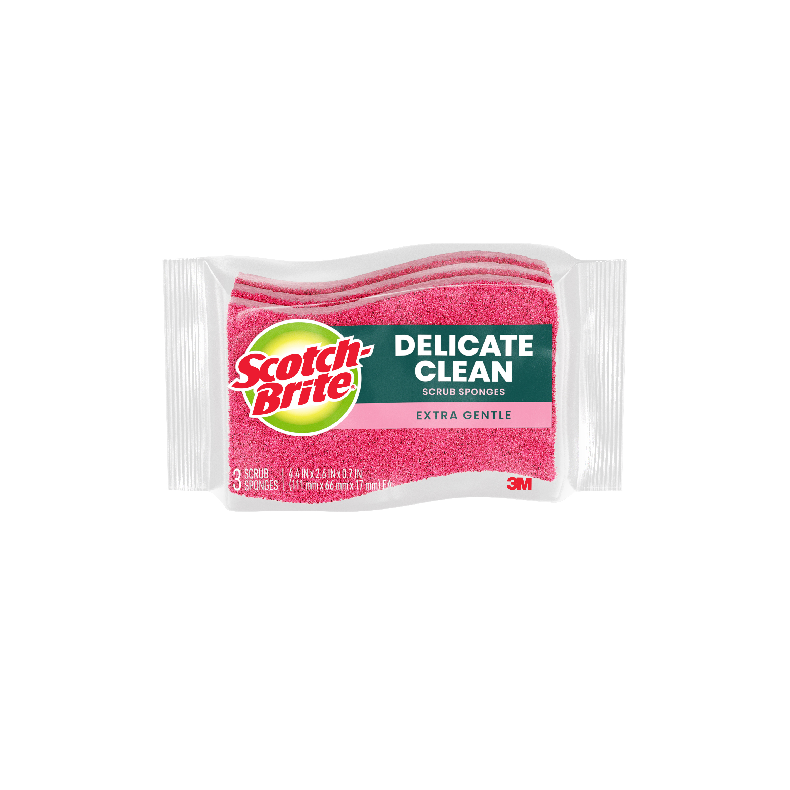 SKU 7100334070 | Scotch-Brite® Delicate Clean Scrub Sponge DD-3-8