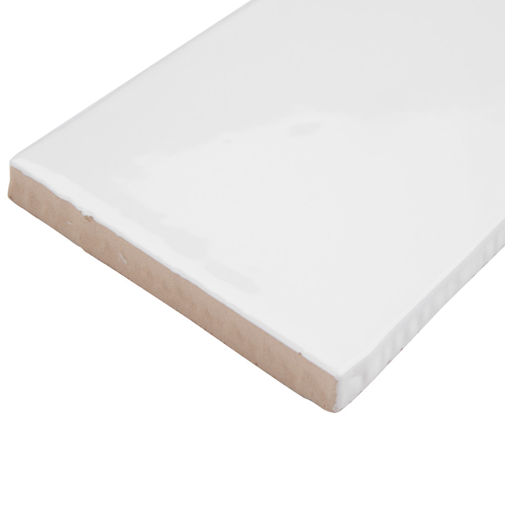 Chester Bianco 3 in. x 12 in. Ceramic Wall Tile