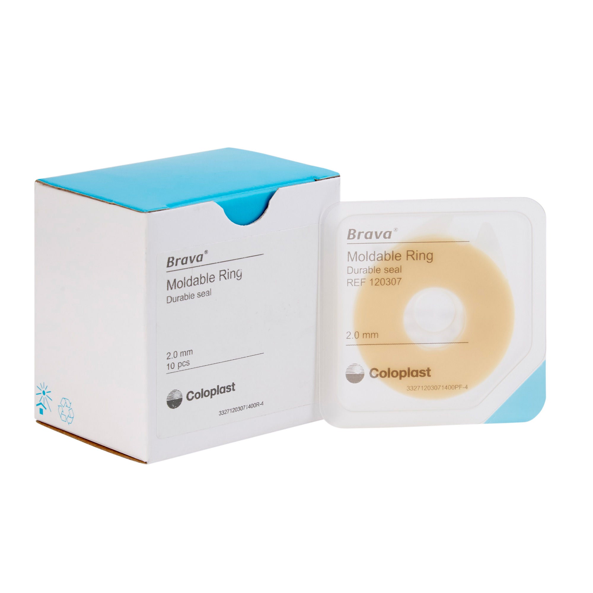 Brava® Moldable Ostomy Ring 2-mm Thick, 2-inch Diameter, Moldable, Alcohol-Free