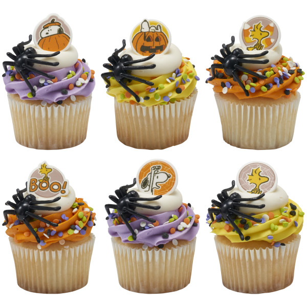 Peanuts® Snoopy® Happy Halloween - Red 3 Free Sweet Décor® Edible Decorations