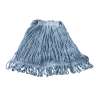Rubbermaid Commercial, Super Stitch, Blend Looped-End Wet Mop Head with 1" Headband, 20 oz, Blue