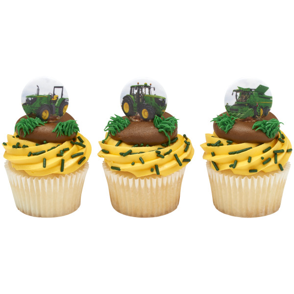 John Deere Cupcake Rings