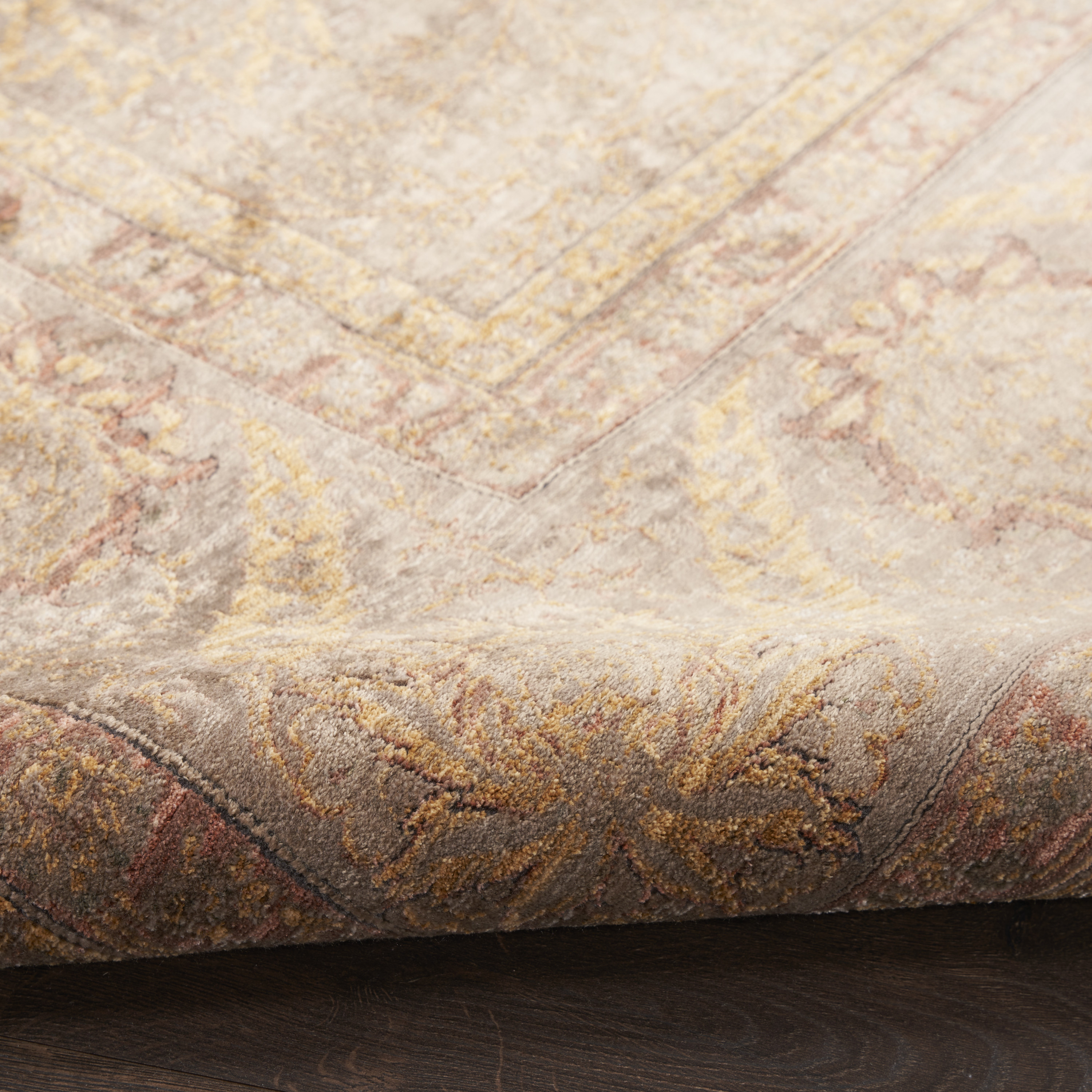 Nourison Luxurious 8' x 10' Taupe Vintage Indoor Rug