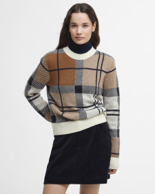Brigitte Tartan Crew Neck Jumper 