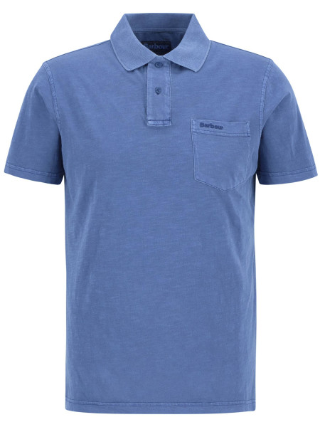Pigment Dye Slub Polo Shirt Pigment Dye Slub Polo Shirt