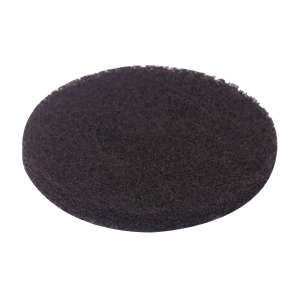 MotorScrubber,  Stripping Round Floor Pad, 7.5", Black