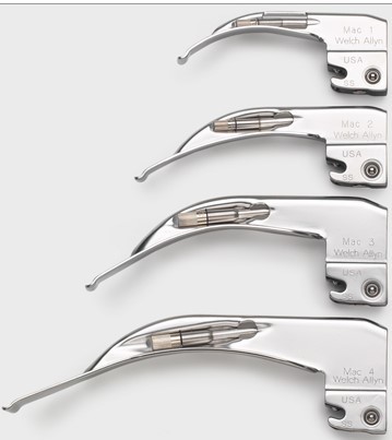 Welch Allyn Laryngoscope Blade #1 Macintosh Standard Blade
