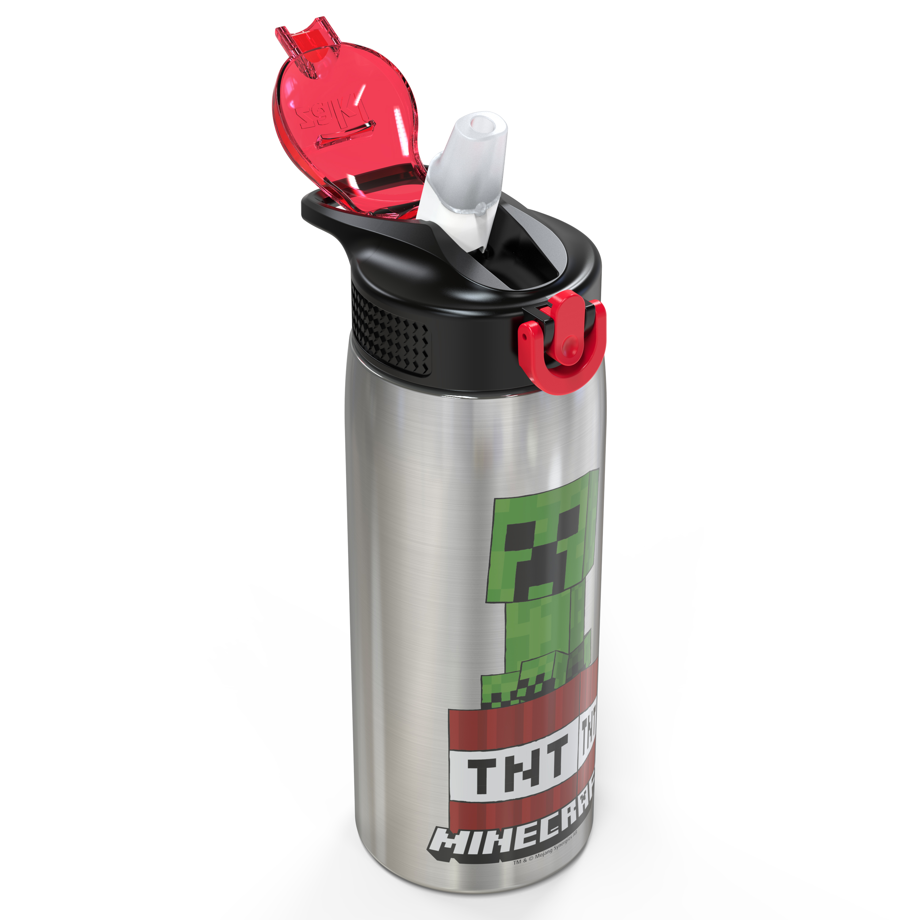 Minecraft 27 ounce Water Bottle, TNT and Creepers slideshow image 3