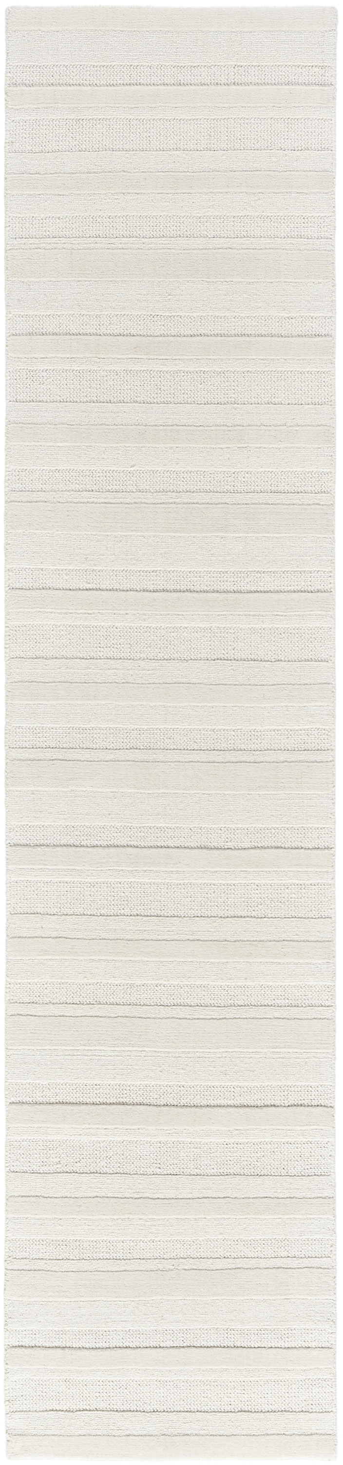DKNY Pure Multi Weave 2'3" x 10' Ivory Contemporary Indoor Rug