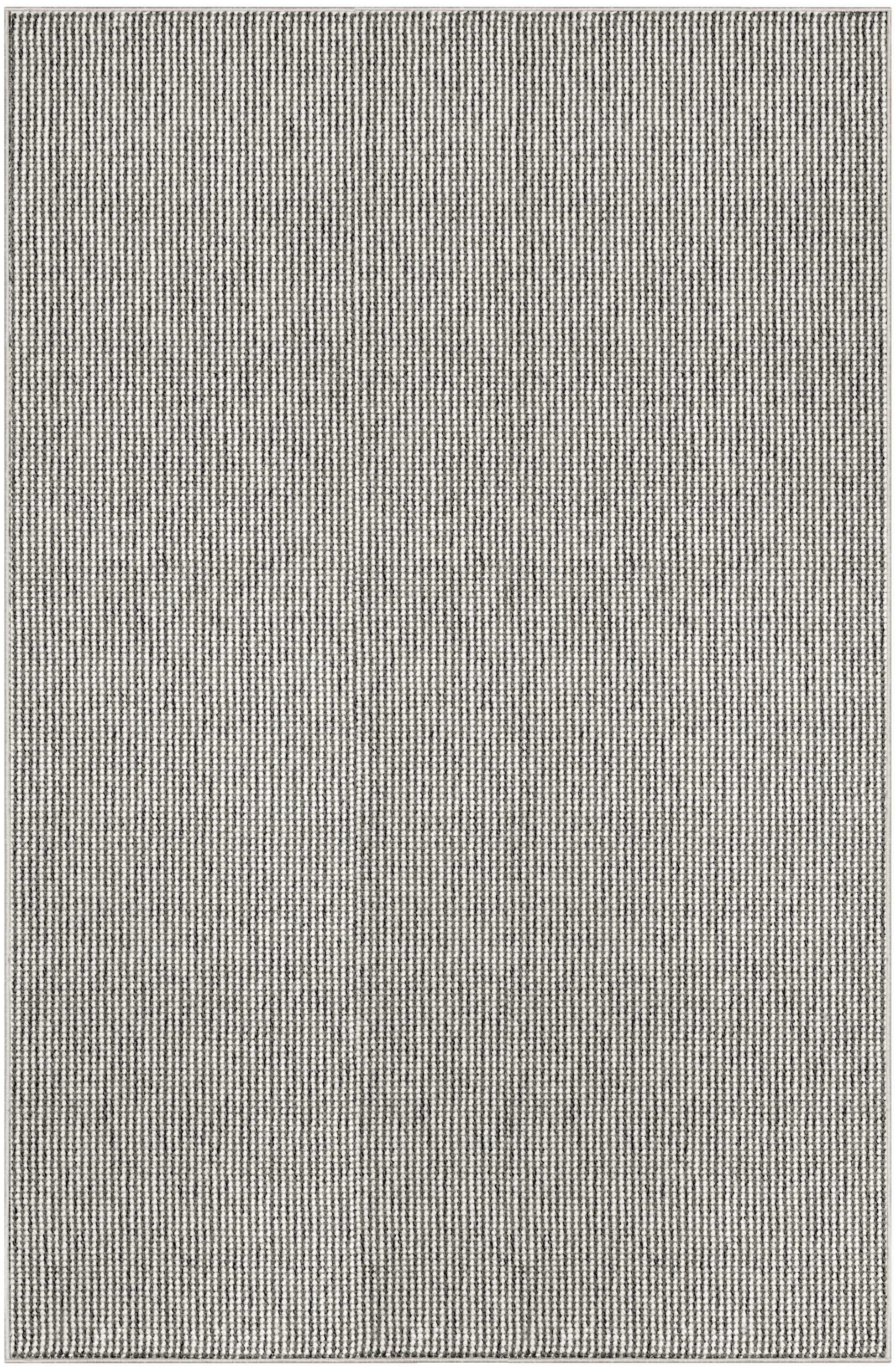 Nourison Natural Texture 3'11" x 5'11" Ivory Grey Farmhouse Indoor Rug