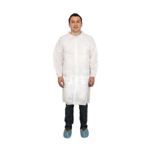 Impact, The Safety Zone®, Lab Coats, M, White