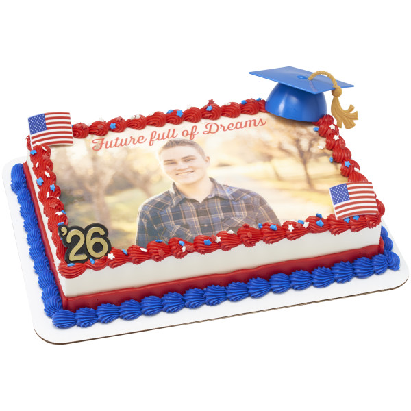 American Flag Cupcake Rings