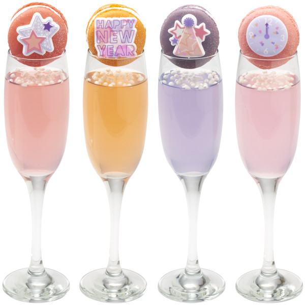Bright New Year Cupcake Rings