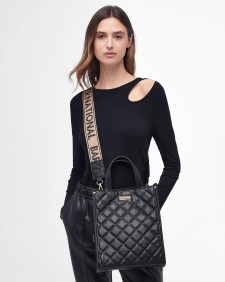 Quilted Fenchurch Tote Bag Classic Black