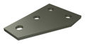 Strut Fitting Flat Plate Fitting Steel 5-3/8 x 1/4 x 3-1/2 in 9/16 in. Dia. 1-5/8 W in. Channel 1/4 in D 3-1/2 in. H