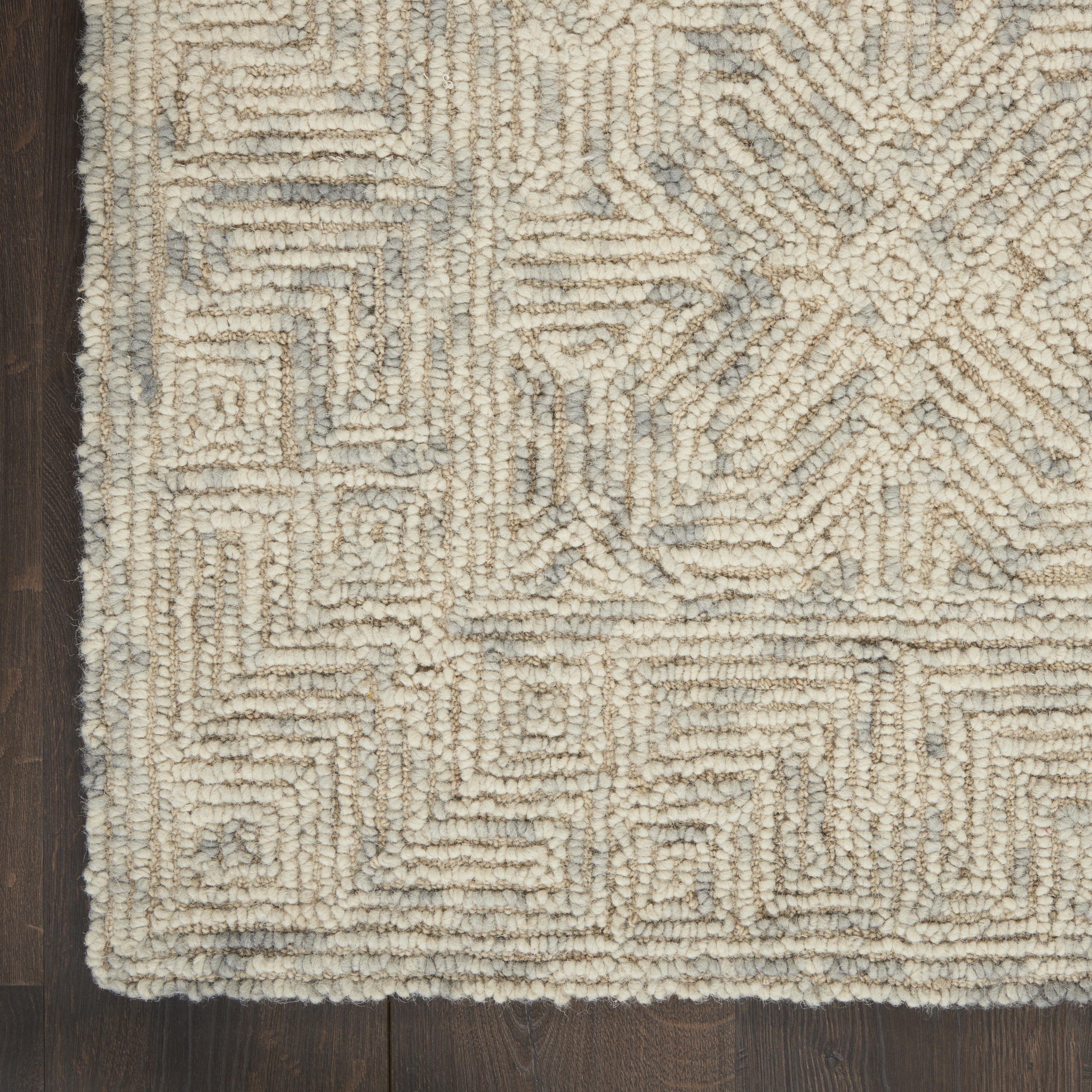 Nourison Colorado 2'3" x 7'6" Beige Grey Modern Indoor Rug
