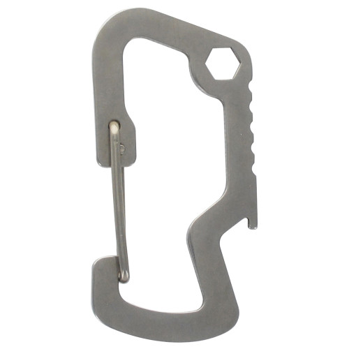 Hillman Key Chain Multi-Tool with Carabiner, Wrench and Bottle Opener