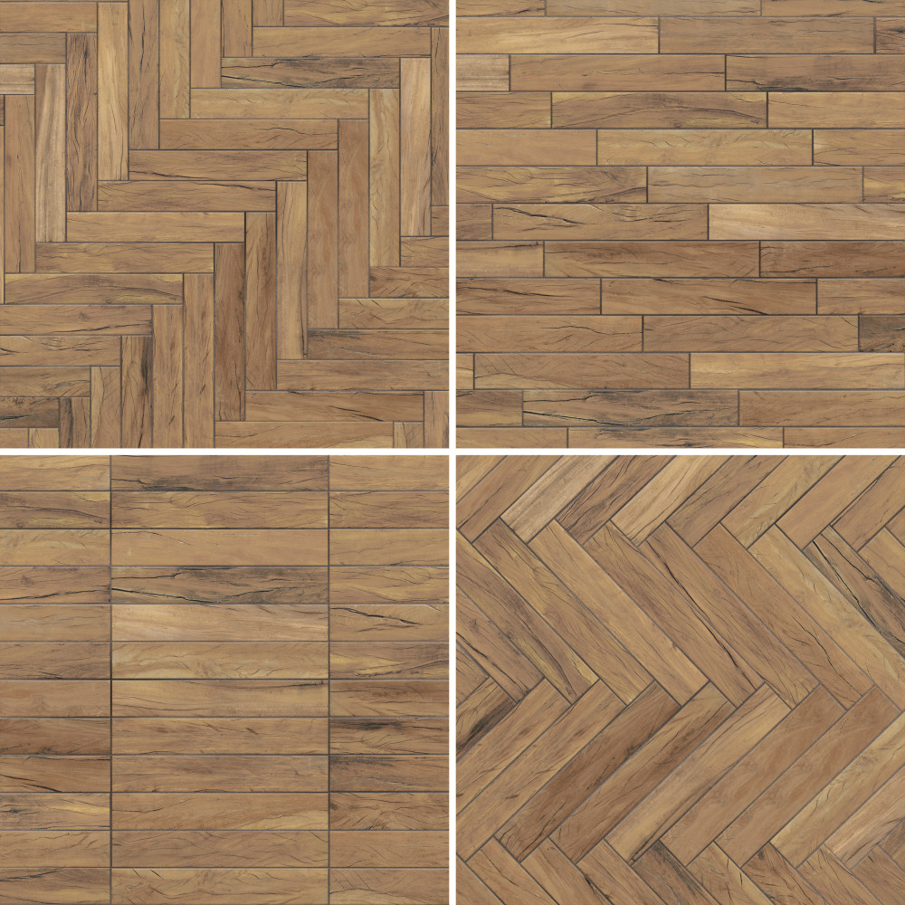 Kings Forest Natural 2-7/8 in. x 17-3/4 in. Ceramic Floor and Wall Tile