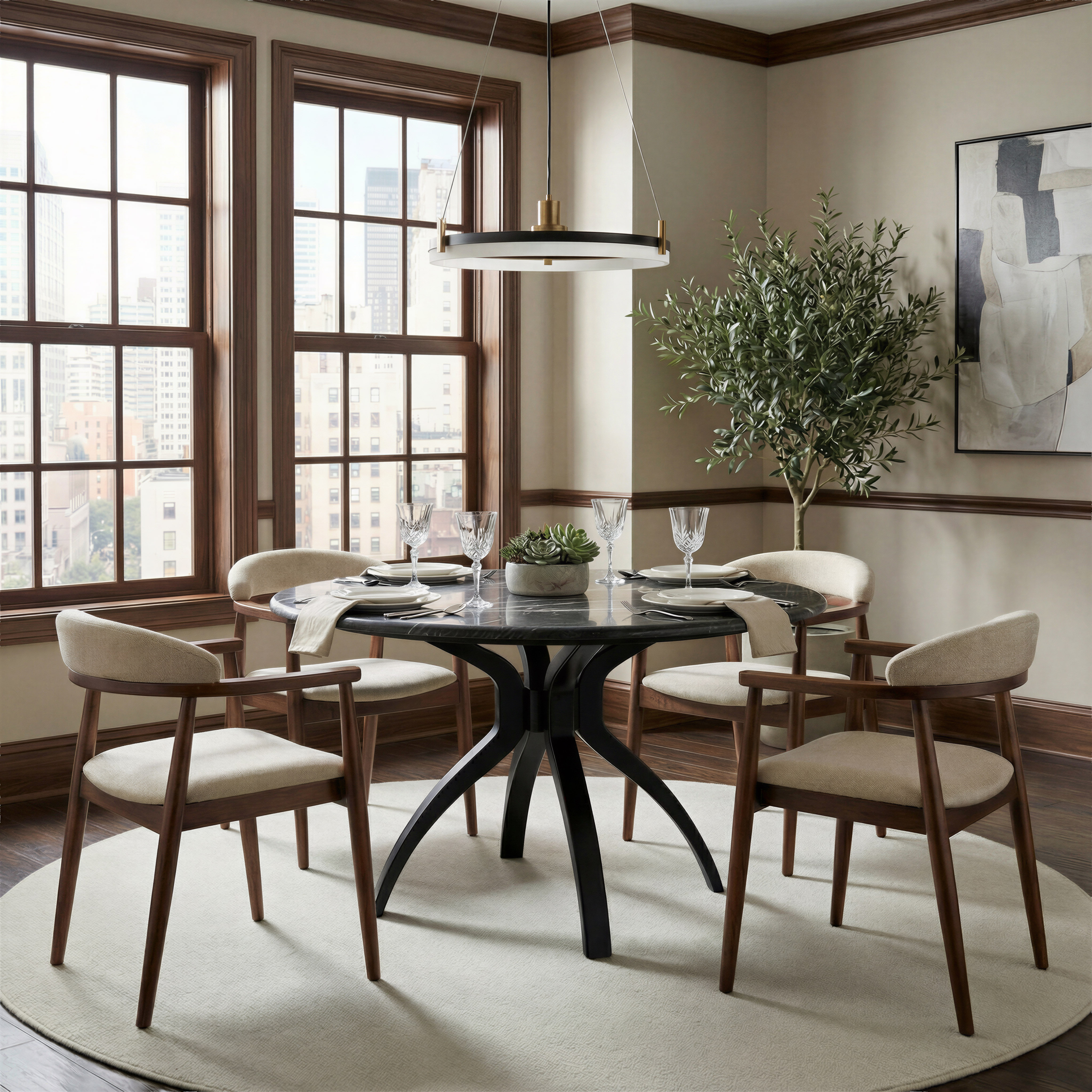 Sumay Dining Table Black product image