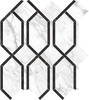 Amica Statuario 13×12 Helix Mosaic Polished