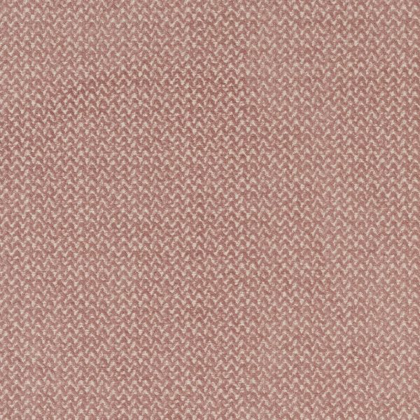 Textile—tightly woven pink-beige fabric with small chevron/herringbone pattern—repeats across the frame, shown in a flat close-up with even lighting, revealing soft, slightly raised texture.