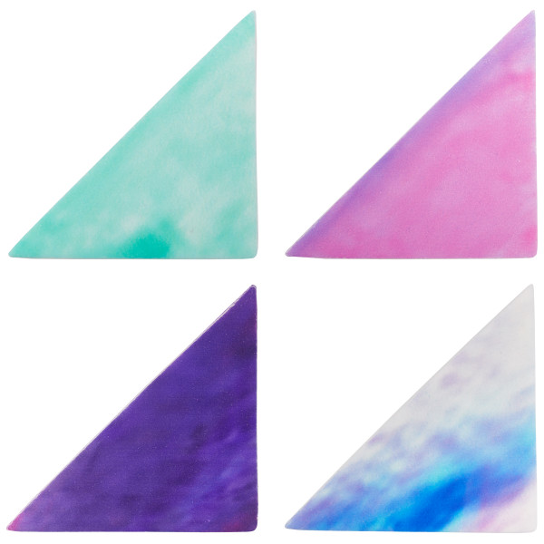 Watercolor Triangles Sweet Décor® Printed Edible Decorations