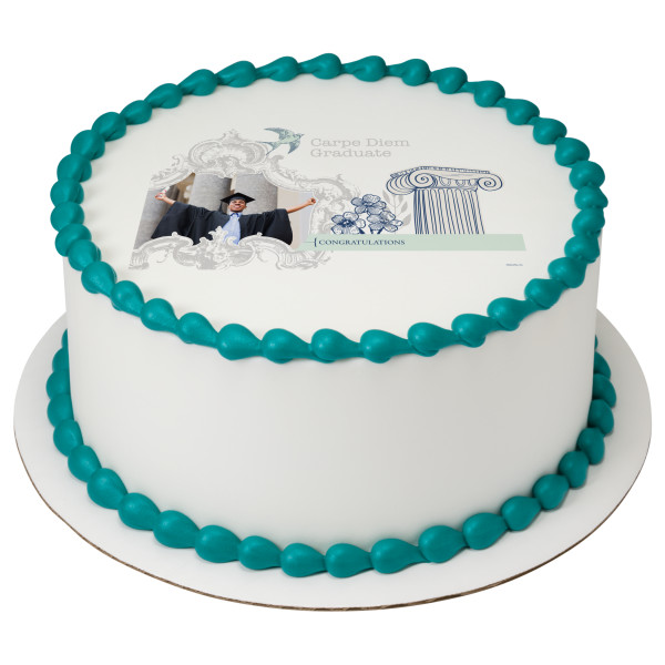 Carpe Diem Graduate PhotoCake® Edible Image® Frame