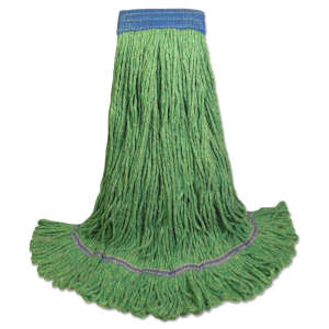 Super Loop, Large, Looped-End, 5" Headband, Synthetic, Green, Wet Mop