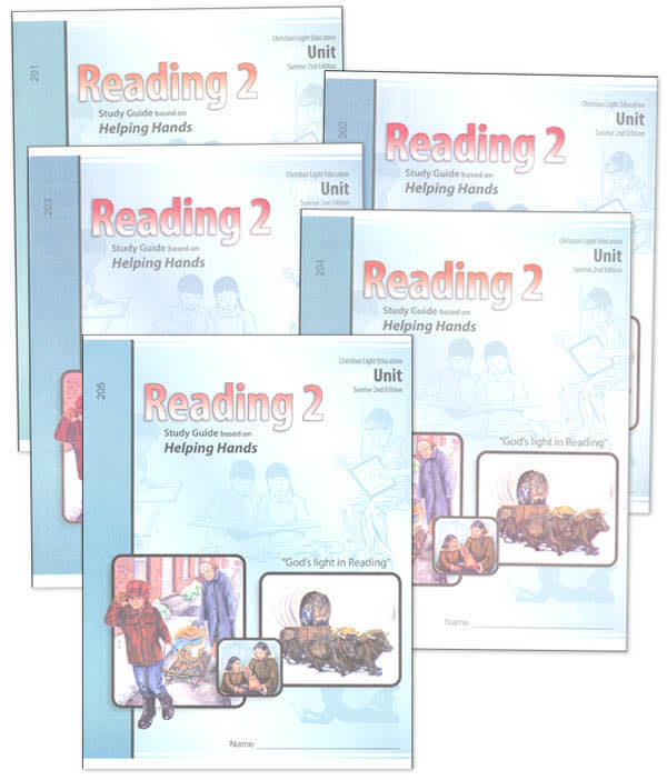 Christian Light Helping Hands Reading 2 LightUnits Only Set Sunrise 2nd Edition