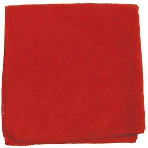 Hillyard, 16"x16", Microfiber, Cloth, Red