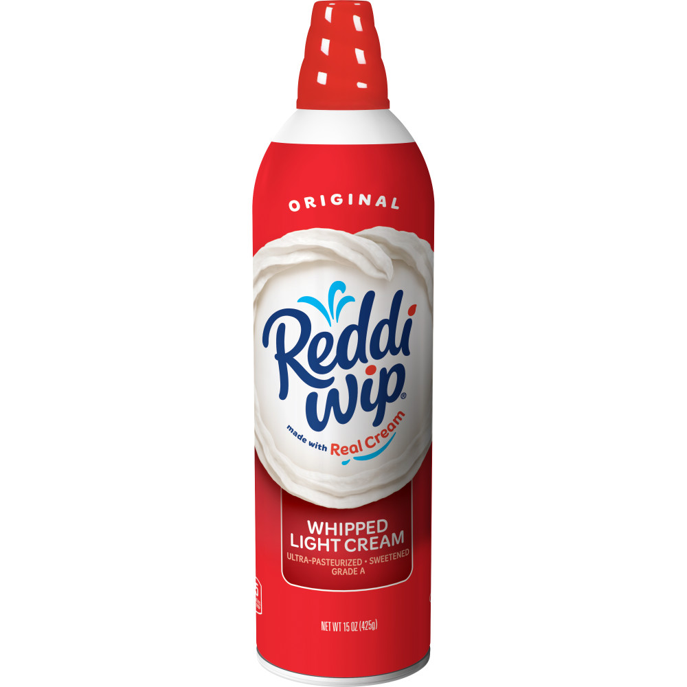 ReddiWip Light Cream Whipped Topping, 12/15 oz Conagra Foodservice