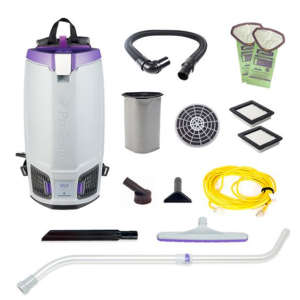 ProTeam, GoFit 10, w/ Xover Multi-Surface Telescoping Wand Tool Kit, 17", Backpack Vacuum