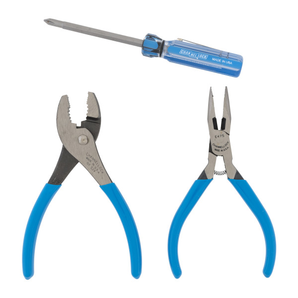 LC-22S 2pc Pliers Set with 2n1 Professional Driver
