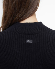 Franchesca Knitted Mini Dress Classic Black