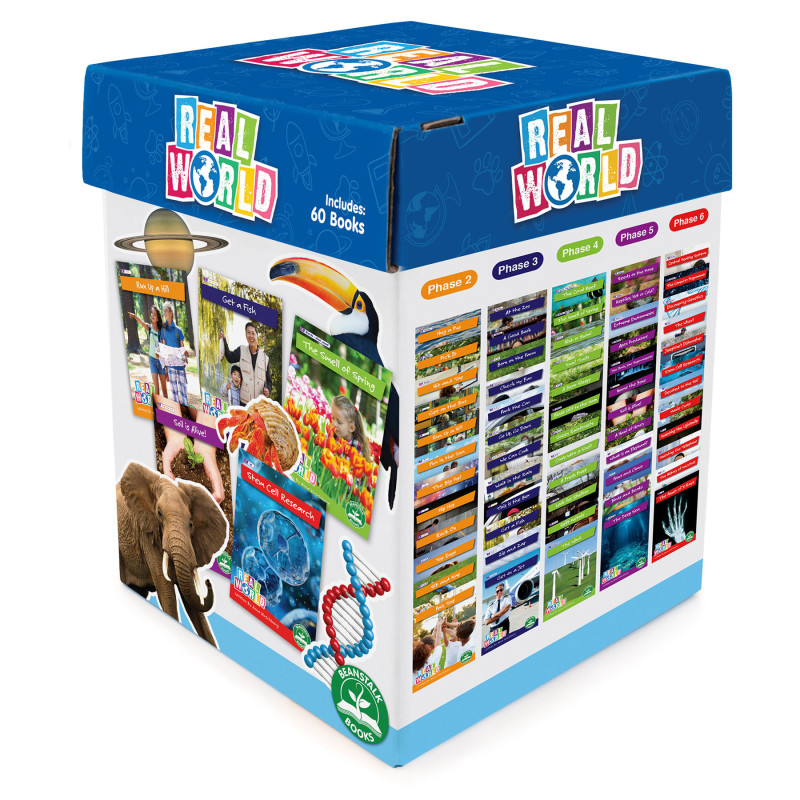 Decodable Readers, Real World Readers, 60 Books