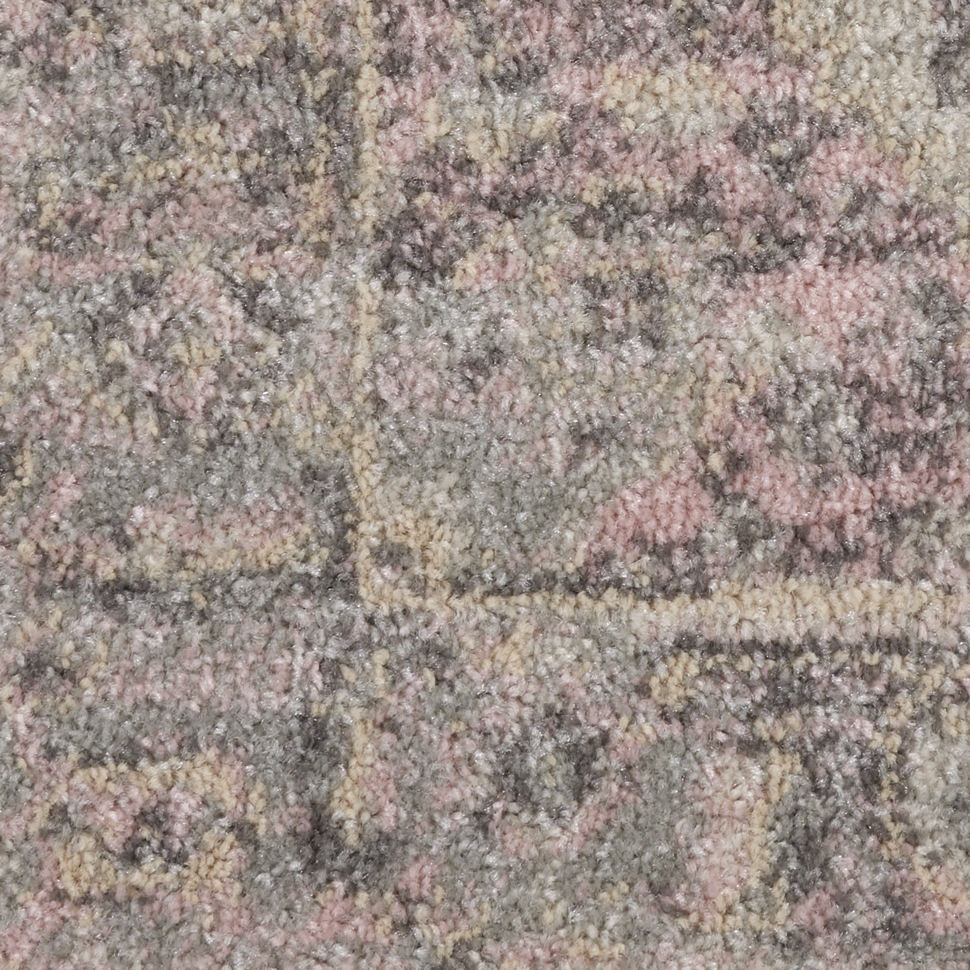 Nourison Tranquil 2'3" x 7'3" Ivory Pink Vintage Indoor Rug