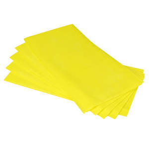 Hillyard, Quick and Clean, Heavy Duty Treated Duster Cloths, 21"x24", Fiber, Yellow