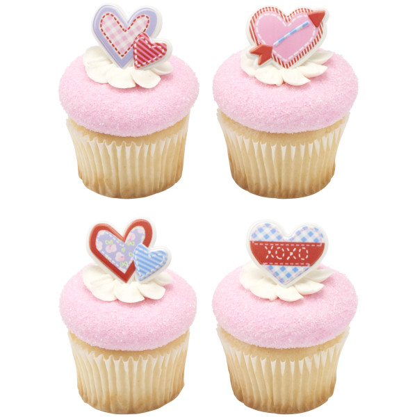 Cross My Heart Cupcake Rings