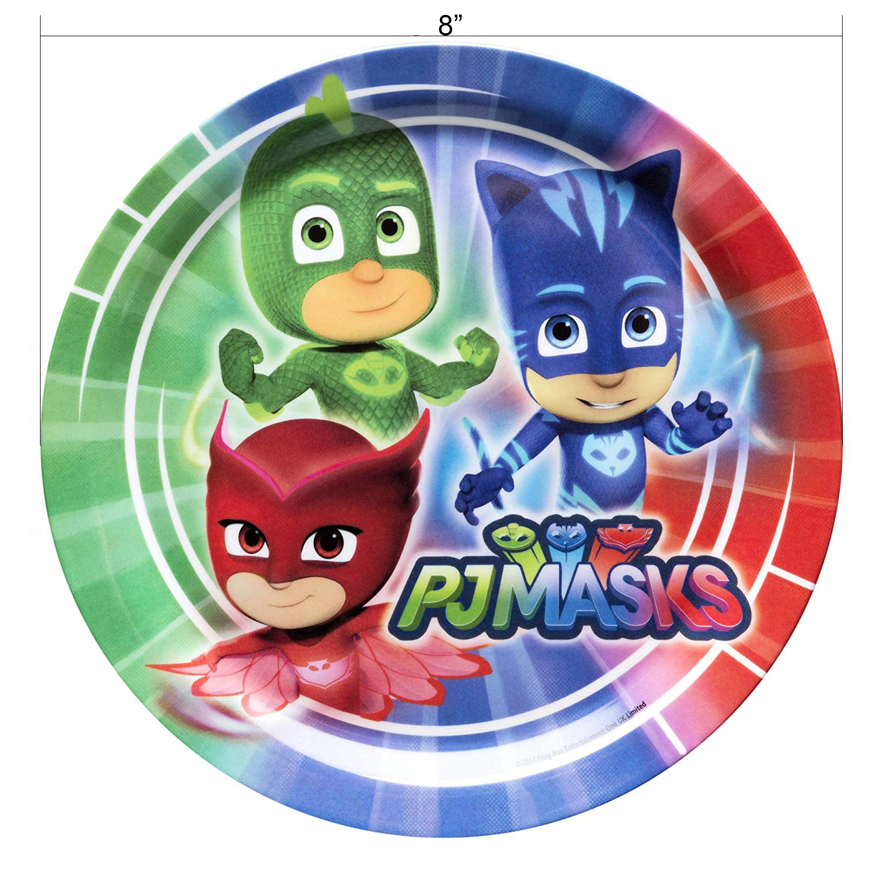 PJ Masks Dinnerware Set, Catboy, Owlette & Gekko, 5-piece set