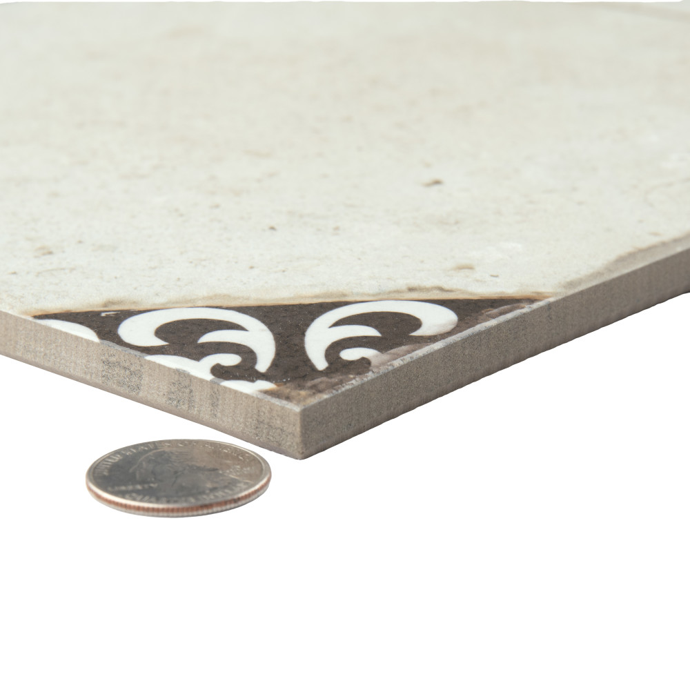 Sample – Kings Field Black Porcelain Floor and Wall Tile